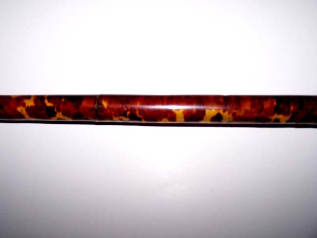 A Beautiful 19th century Whale Ivory Mounted Tortoiseshell Veneered Walking Stick circa 1840 — image 2